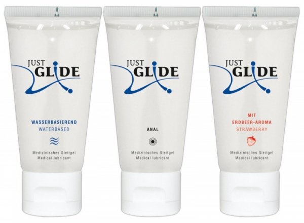 ZESTAW ŻELI SMAKOWYCH JUST GLIDE 3X50 ML