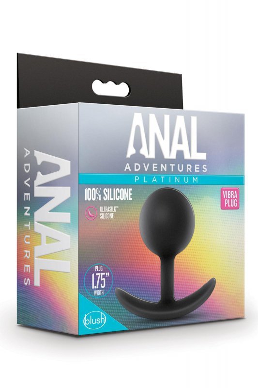 BLUSH ANAL ADVENTURES PLATINUM VIBRA PLUG