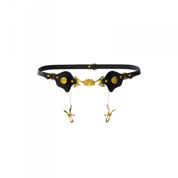 Upko pas Mystic Bond Collection - Belt With Labia Extender Clamps