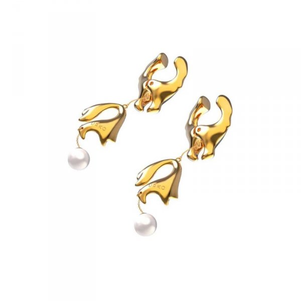 Upko luksusowe klamerki na sutki &quot;Moist Eyes&quot; Pearl Nipple Clamps