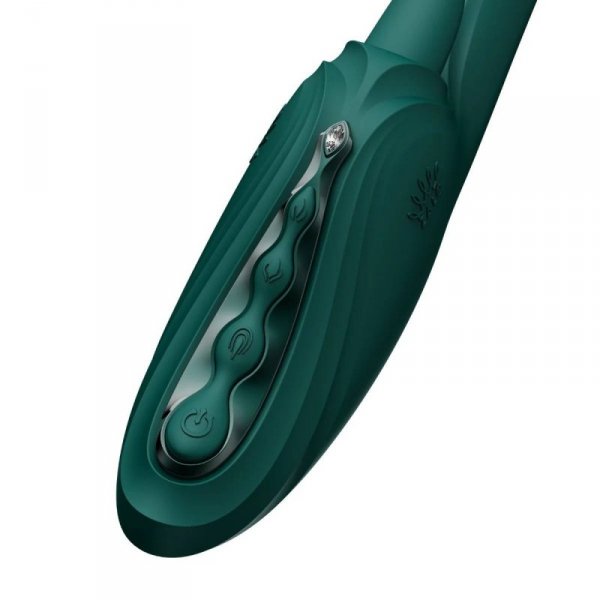 Wibrator króliczek Ares Turquoise Green Zalo