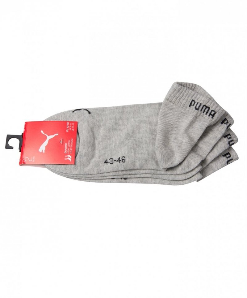 Puma skarpety stopki męskie 2-pack Training Quarter szare 883295 31