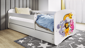 Łóżko dziecięce ZOO różne kolory 180x80 cm