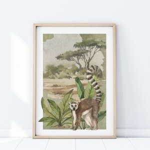 Plakat Safari LEMUR P349