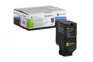 Oryginalny Toner Yellow Lexmark CS720, CS725, CX725 (74C2SY0)