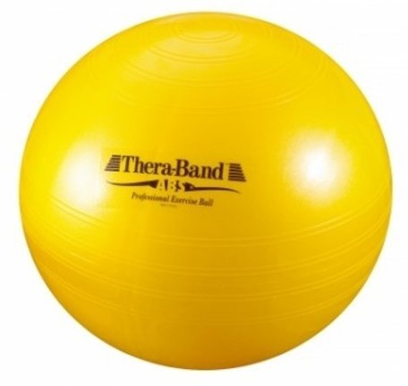 Piłka gimnastyczna 45cm ABS żółta