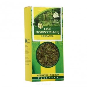 HERBATKA LIŚĆ MORWY BIAŁEJ BIO 50 g - DARY NATURY