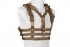 Kamizelka taktyczna Chest Rig typu Low Profile - Coyote Brown