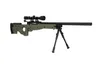 Replika karabinu snajperskiego Specna Arms SA-S11 EDGE™ z lunetą i dwójnogiem Oliwkowa