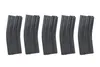 Zestaw 5 magazynków Mid-Cap 135/30 kulek Arcturus EMM M4/M16 Metal Variable-Cap do replik M4/M16 Czarny