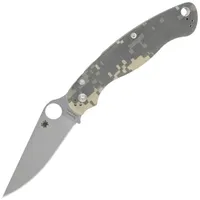 Nóż składany Spyderco Military 2 Camo G10, Satin Plain CPM S30V by Sal, Eric Glesser (C36GPCMO2) 