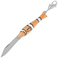 Nóż składany Mikov Fishlet 130 Clown, Satin 420 (130-NZn-1/CLOWN) 