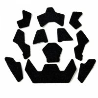 Zestaw rzepów do hełmu FAST/SHC - czarny 