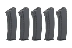 Zestaw 5 magazynków EMM Bakelite Hi-Cap na 550 kulek do AK