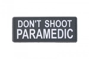 Naszywka 3D - DON'T SHOOT PARAMEDIC