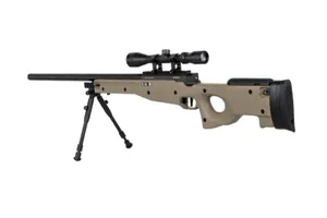 Replika karabinu snajperskiego Specna Arms SA-S11 EDGE™ z lunetą i dwójnogiem Tan