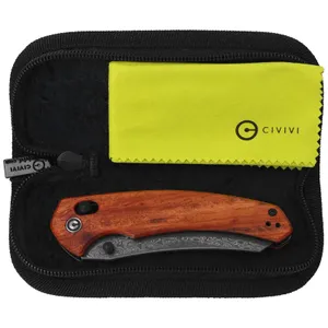 Nóż Civivi Sixgill Guibourtia Wood Damascus by Gavko Knives (C24050-DS1)