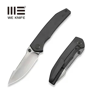 Nóż składany WeKnife Ryson Gray Titanium, Hand Rubbed Satin M390 by Sam Tran (WE24086-2)
