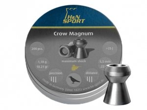 Śrut diabolo H&N Crow Magnum 1,18g 5,5/200szt (92225500003)