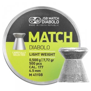 JSB - Śrut diabolo Match Light 4,5mm 500szt.