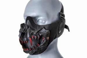 Maska Stalker EVO PLUS Fangs Ear Protection - Czarny