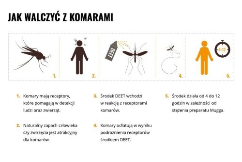 Mleczko repelent Mugga 20,5% DEET 50 ml