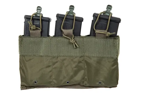 Potrójna wkładka taktyczna na magazynki 7.62mm - Ranger Green