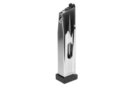 Magazynek CO2 30 kulek SRC do replik typu Hi-Capa QB Czarno-srebrny