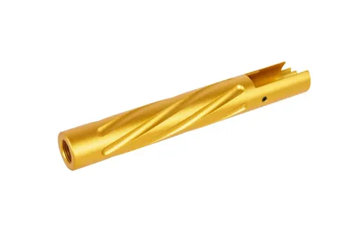 Aluminiowa lufa zewnętrzna non-recoil do TM Hi-Capa 5.1 - Złota