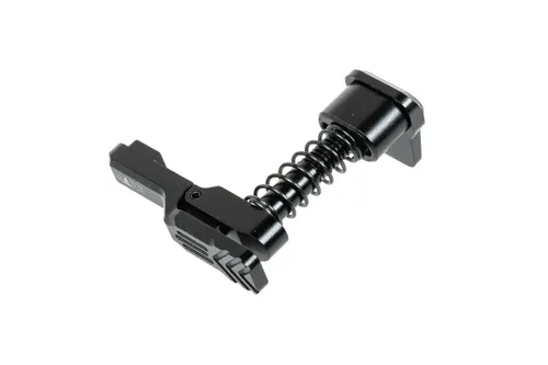 Aluminiowy zwalniacz magazynka Maxx Model Advanced typu A do replik MTW M4 Czarny