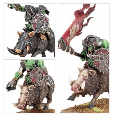 Orc and Goblin Tribes - Orc Boar Boyz Mob