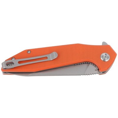 Nóż składany Kubey Nova Orange G10, Bead Blasted D2 (KU117H)
