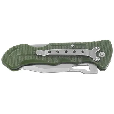 Nóż składany Martinez Albainox Green ABS, Satin 3Cr13Mov (18024)
