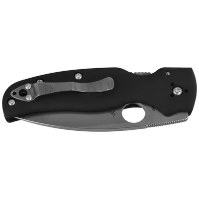 Nóż składany Spyderco Shaman Lightweight Black FRN, Satin CTS BD1N by Sal Glesser (C229PBK)