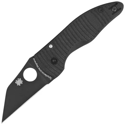 Nóż składany Spyderco MicroJimbo SALT Black G10, Black DLC MagnaCut by Michael Janich (C264GMCBKP)