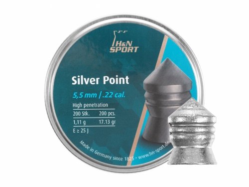 H&amp;N - Śrut diabolo Silver Point 5,5mm 200szt.