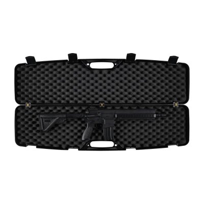 Kufer na bron Megaline 110x25x11cm czarny z klamrami