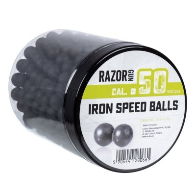 RazorGun - Kule gumowo-metalowe Iron Speed Balls .50/500szt.