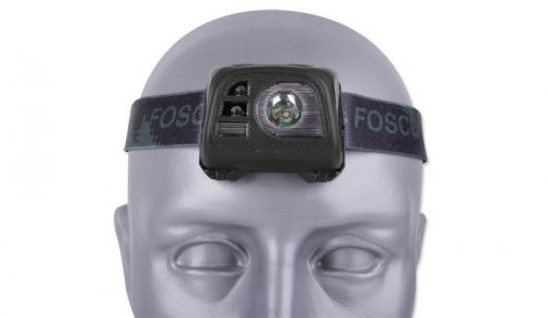 Latarka czołowa Tactical Headlamp 140lm - Czarny