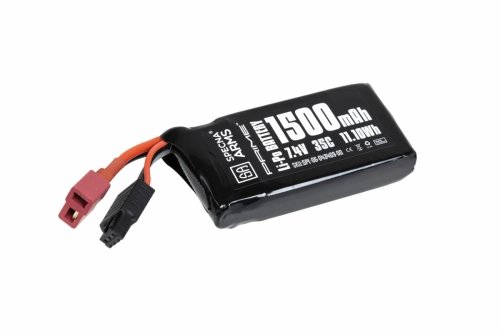 Akumulator LiPo 7,4V 1500mAh 35C PEQ T-con