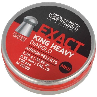 Śrut JSB Exact King Heavy MKII 2,20g 6,35/150szt. (546498-150)
