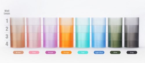 Filament PETG Translucent (Refill) 1kg - Purple