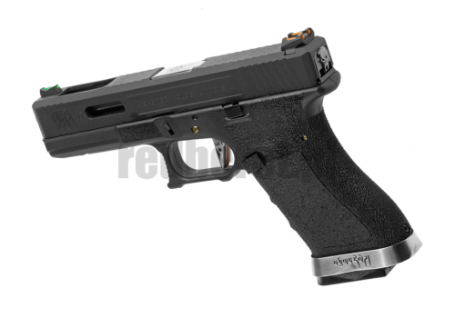 Replika GBB G-Force 17 Silver Barrel - czarna
