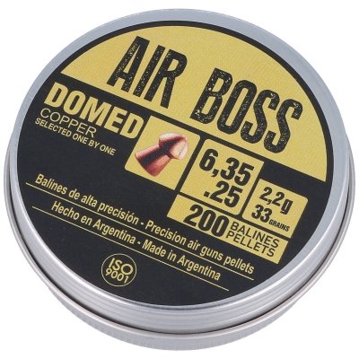 Śrut Apolo Air Boss Domed Copper 2,2g 6,35/200szt. (30200)