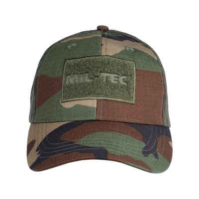 Mil-Tec - Czapka z daszkiem Trucker Baseball Cap - Woodland (12318520)