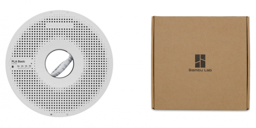Filament ABS na szpuli 1kg - Silver 