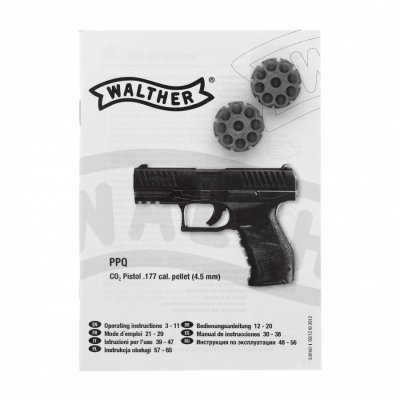 Umarex - Wiatrówka Walther PPQ 4,5mm diabolo (5.8160)