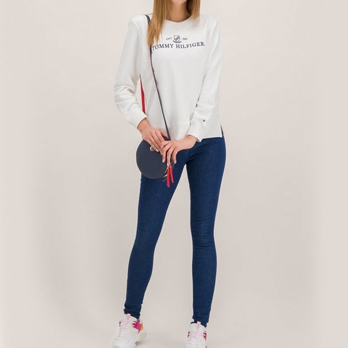 TOMMY HILFIGER BLUZA DAMSKA BIAŁA