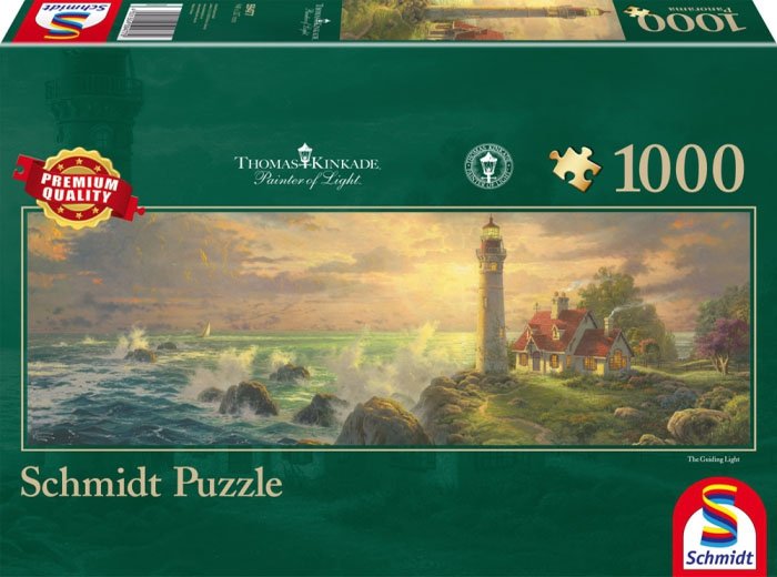 Puzzle 1000 Schmidt  59477 Thomas Kinkade - Latarnia Morska - Panorama