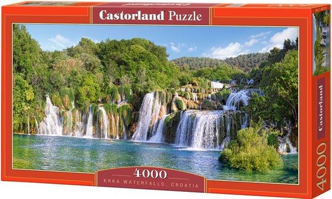 Puzzle 4000 Castorland C-400133 Wodospad - Krka Waterfalls - Croatia